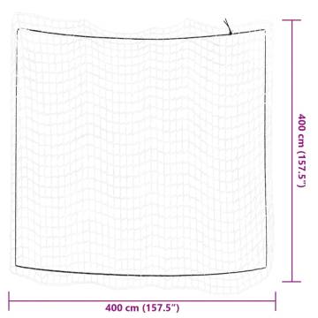 Durable Trailer Net with Elastic Rope - 4x4m PP