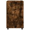 Rolling Cabinet Smoked Oak - Durable & Stylish Storage Solution