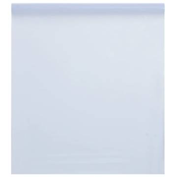 Static Frosted Transparent White Window Film | 45x500 cm PVC