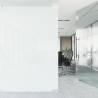 Static Frosted Transparent White Window Film | 45x500 cm PVC