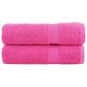  Premium Shower Towels SOLUND 2 pcs Pink 70x140 cm 600 gsm Colour pink Size 70 x 140 cm Quantity in Package 2 