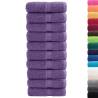 Premium Purple Guest Towels SOLUND - Soft & Absorbent 10 pcs