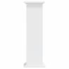 Plant Stand White 33x33x100 cm | Durable Engineered Wood