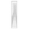 U-shape Gabion Basket with 6 Posts - Durable Iron for Gardens