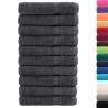 Premium SOLUND Sauna Towels - 10pcs Anthracite 80x200cm