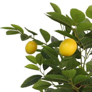 Artificial Lemon Tree with 3 Trunks - 85 cm Green | Hipo Market