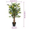 Artificial Lemon Tree with 3 Trunks - 85 cm Green | Hipo Market