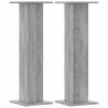 Speaker Stands 2 pcs Grey Sonoma - Stylish & Durable Design