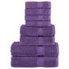  8 Piece Premium Towel Set SOLUND Purple 600 gsm Colour purple Quantity in Package 1 