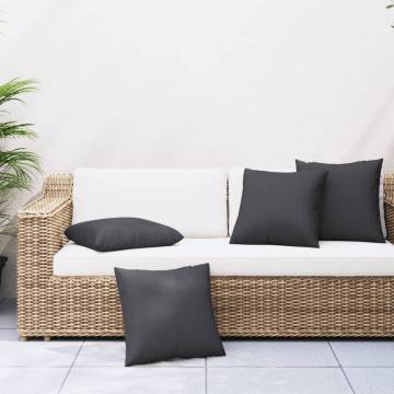 Stylish Black Sofa Cushions - 4 pcs 40x40 cm | HipoMarket