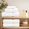 12 Piece Premium White Towel Set SOLUND - 600 gsm