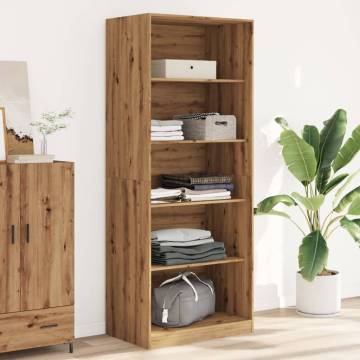 Stylish Artisian Oak Wardrobe - 80x50x200 cm | HipoMarket