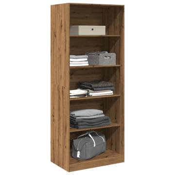 Stylish Artisian Oak Wardrobe - 80x50x200 cm | HipoMarket