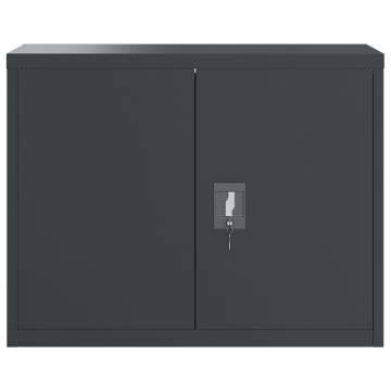 File Cabinet Anthracite 90x40x110 cm Steel - Organize Your Office