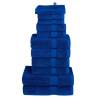 12 Piece Premium Towel Set SOLUND Blue - Soft & Durable