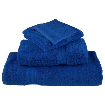 12 Piece Premium Towel Set SOLUND Blue - Soft & Durable