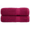  Premium Bath Towels SOLUND 2pcs Bordeaux 100x150cm 600gsm Colour bordeaux Size 100 x 150 cm Quantity in Package 2 