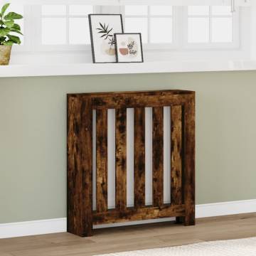 Radiator Cover Smoked Oak 78x20x82 cm | Stylish & Practical