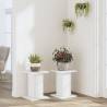 Plant Stands 2 pcs White | 30x30x40 cm Engineered Wood