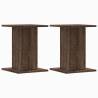 Brown Oak Plant Stands - 2 pcs, 30x30x40 cm | HipoMarket