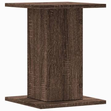 Brown Oak Plant Stands - 2 pcs, 30x30x40 cm | HipoMarket