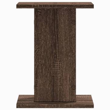 Brown Oak Plant Stands - 2 pcs, 30x30x40 cm | HipoMarket