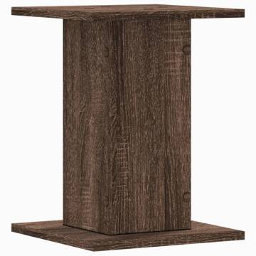 Brown Oak Plant Stands - 2 pcs, 30x30x40 cm | HipoMarket