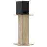 Speaker Stands 2 pcs Sonoma Oak - Durable Engineered Wood