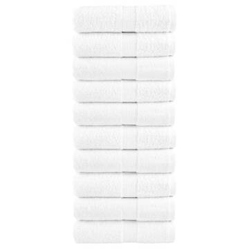 Premium Soap Towels SOLUND 10pcs White 30x30cm 600gsm