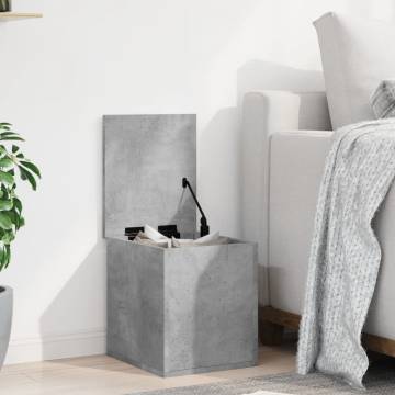 Storage Box Concrete Grey - 30x35x35 cm | HipoMarket