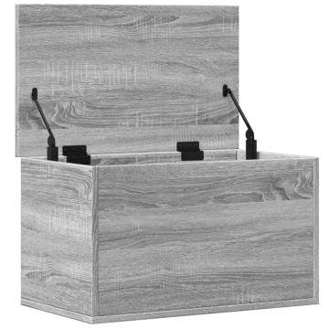 Grey Sonoma Storage Box | 60x35x35 cm Engineered Wood