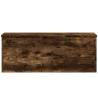 Smoked Oak Storage Box 90x35x35 cm | Durable & Versatile