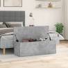 Storage Box Concrete Grey 102x35x35 cm - Stylish & Durable