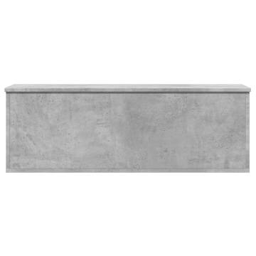 Storage Box Concrete Grey 102x35x35 cm - Stylish & Durable