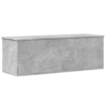 Storage Box Concrete Grey 102x35x35 cm - Stylish & Durable