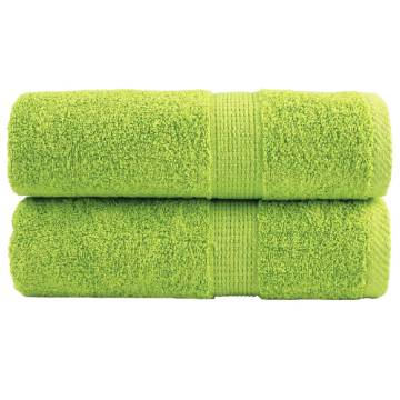 Premium Guest Towels SOLUND - Apple Green 30x50 cm (2 pcs)