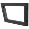 Stylish Black Trapezium Shelf Brackets for Washbasin | 2 pcs