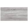 8 pcs Grey Sonoma Wall Shelves - Durable Engineered Wood