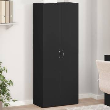 File Cabinet Black 60x32x153 cm | Stylish Office Storage