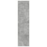 Compact Concrete Grey Wardrobe - 100x50x200 cm | HipoMarket UK