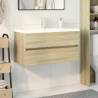 2 Piece Bathroom Furniture Set - Ceramic & Engineered Wood