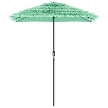 Garden Parasol with Steel Pole Green - 300x200x250 cm