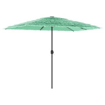 Garden Parasol with Steel Pole Green - 300x200x250 cm