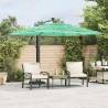  Garden Parasol with Steel Pole Green 246x246x230 cm Colour green Size 246 x 246 x 230 cm Quantity in Package 1 