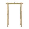 Sturdy Arbour Rose Arch - 150x60x204 cm Impregnated Wood