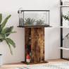  Aquarium Stand Smoked Oak 60.5x36x72.5 cm Engineered Wood Colour smoked oak Size 60.5 x 36 x 72.5 cm 