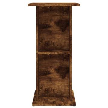 Aquarium Stand Smoked Oak - Engineered Wood 60.5x36x72.5 cm