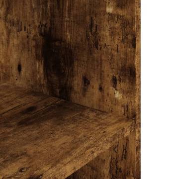 Aquarium Stand Smoked Oak - Engineered Wood 60.5x36x72.5 cm