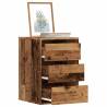  Corner Chest of Drawers Old Wood 40x41x58 cm Engineered Wood Colour old wood Size 40 x 41 x 58 cm Quantity in Package 1 