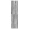 Wardrobe Grey Sonoma - Stylish Engineered Wood Storage 100x50x200 cm